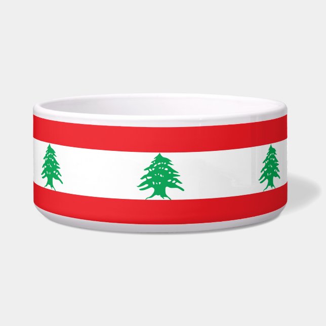Libanonflagge Napf (Vorderseite)