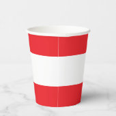 Libanonflagge Pappbecher (Rechts)