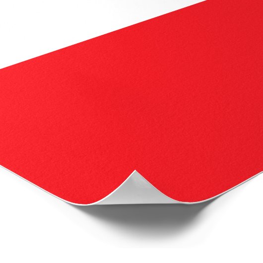 Libanonflagge Poster (Ecke)