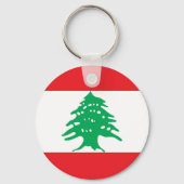 Libanonflagge Schlüsselanhänger (Vorderseite)