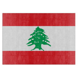 Libanonflagge Schneidebrett