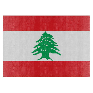 Libanonflagge Schneidebrett