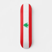 Libanonflagge Skateboard (Vorne)