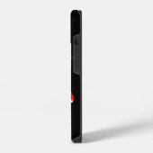 Libanonflagge und -karte im Gesicht eines Mädchens iPhone Hülle (Linke Seite)