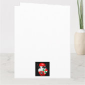 Libanonflagge und -karte im Gesicht eines Mädchens Karte (Rückseite)