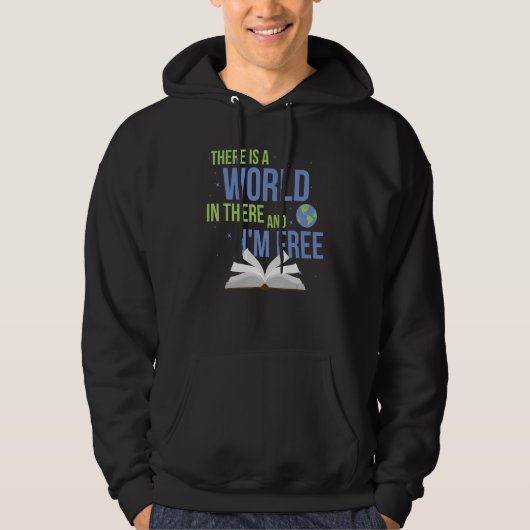 Libary Imagination Pages Writer Read Book Hoodie (Vorderseite)