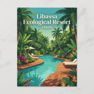 Libassa Ökologisches Resort Liberia Postkarte