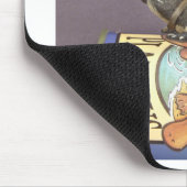 Libby auf einem platypus auf einem mousepad (Ecke)