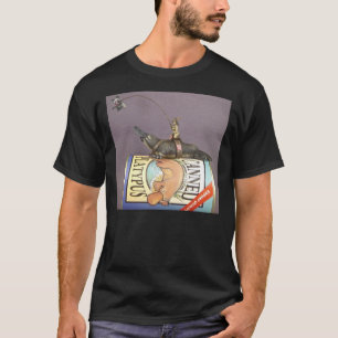 Libby auf einem platypus auf einem Shirt
