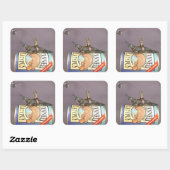 Libby auf einer Platypus auf einem Aufkleber (Blatt)