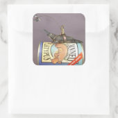 Libby auf einer Platypus auf einem Aufkleber (Tasche)