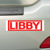 Libby Briefmarke Autoaufkleber (Auf Auto)