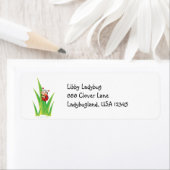 Libby, das Ladybug-Adresslabel (Insitu)
