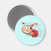 Libby das Ladybug Magnet (Vorderseite/Rückseite)