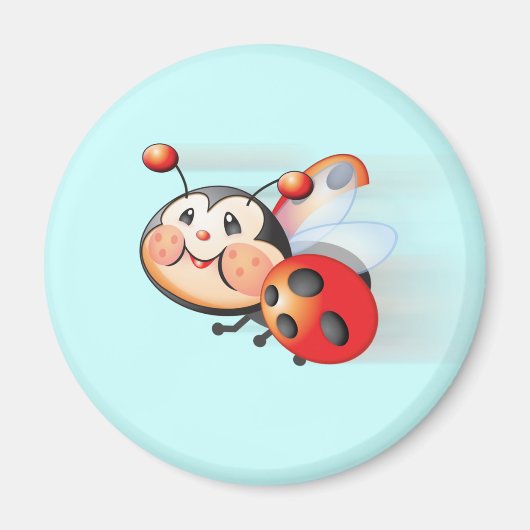 Libby das Ladybug Magnet (Vorne)