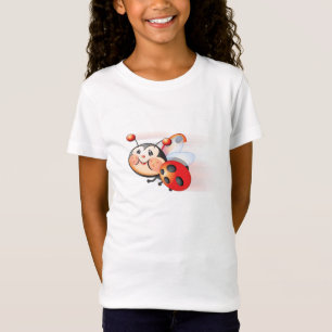 Libby das Marienkäfer-Mädchen-Shirt T-Shirt