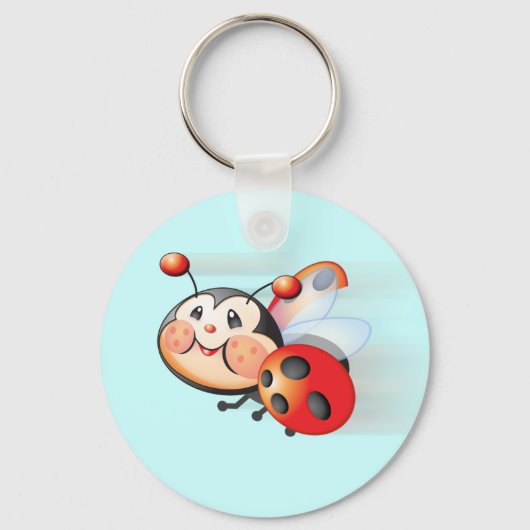 Libby der Ladybug-Schlüsselanhänger Schlüsselanhänger (Vorderseite)