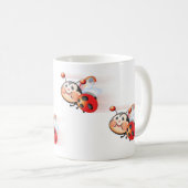 Libby die Marienkäfer-Tasse Kaffeetasse (VorderseiteRechts)