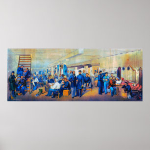 Libby-Gefängnis Union Gefangene bei Richmond VA 18 Poster