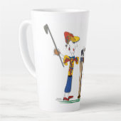 'Libby' - Leben Sie Ihr Leben in vollen Zügen! Lat Milchtasse (Linke Ecke)