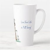 'Libby' - Leben Sie Ihr Leben in vollen Zügen! Lat Milchtasse (Rechts)