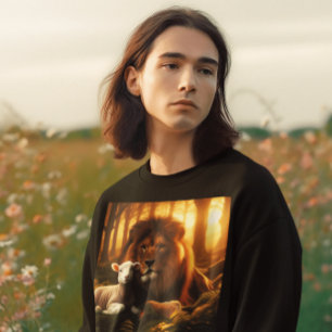 LIBE UND LAMB CHRISTLICHE T - SHIRT