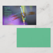 Libelle 1 - Visitenkarteschablone Visitenkarte (Vorne/Hinten)