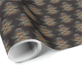 Libelle Abstract Geschenkpapier (Rolleneckpunkt)