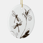 Libelle abstrakt keramikornament (Rechts)