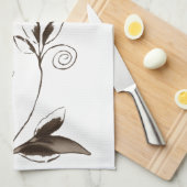 Libelle abstrakt küchentuch (Viertel Falte)