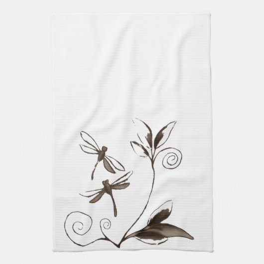 Libelle abstrakt küchentuch (Vertikal)