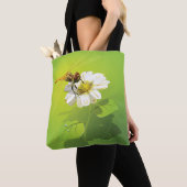 Libelle auf einer Blume Tasche (Von Nahem)