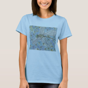 Libelle auf einer sternenklaren Nacht T-Shirt