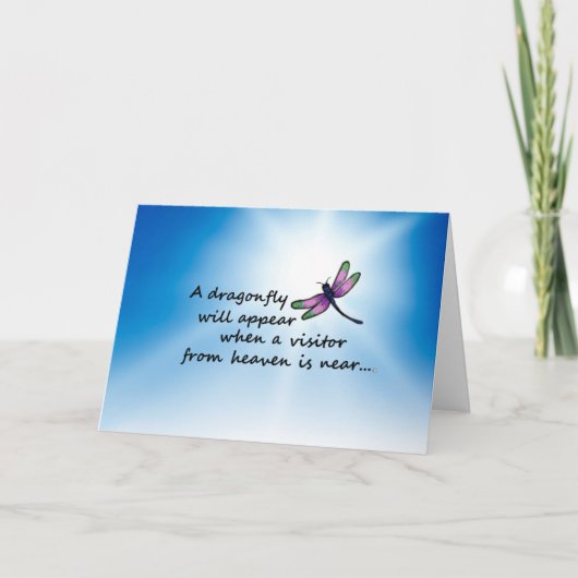 Libelle, Besucher aus dem Himmel Karte (Vorderseite)