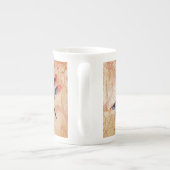 Libelle blühen Knochen-China-Tasse Porzellantasse (Rückseite)