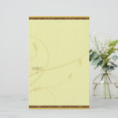 Libelle blühen stationäres briefpapier (Stehend Vorderseite)