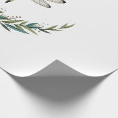 Libelle Boho Halbmond Friedenszeichen Hippie Libel Geschenkpapier (Ecke)