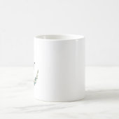 Libelle Boho Halbmond Friedenszeichen Hippie Libel Kaffeetasse (Mittel)