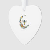 Libelle Boho Halbmond Friedenszeichen Hippie Libel Ornament (Vorderseite)