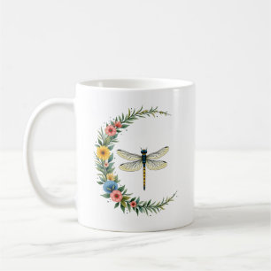 Libelle Boho Mondsichel Friedenszeichen Hippie Lib Kaffeetasse