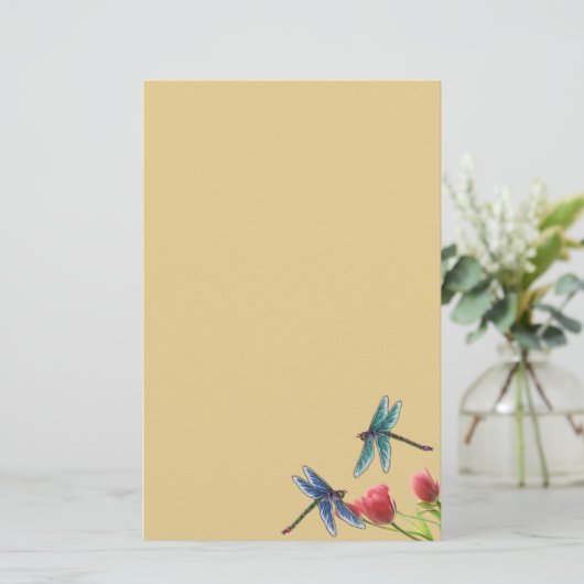 Libelle Briefpapier (Stehend Vorderseite)