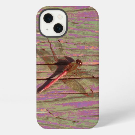 Libelle Bunt  iPhone Hülle (Rückseite)