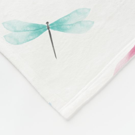 Libelle Fleecedecke (Ecke)