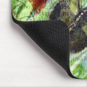 Libelle, flieg weg mousepad (Ecke)