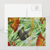 Libelle, Fliege weg Postkarte (Vorne/Hinten)