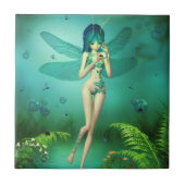 Libelle Flitters Keramik-Fliese Fliese (Vorderseite)