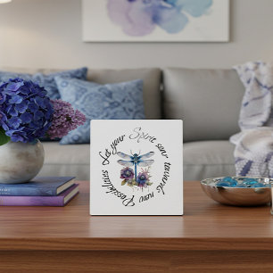 Libelle - Geist neuer Möglichkeiten Fotoplatte