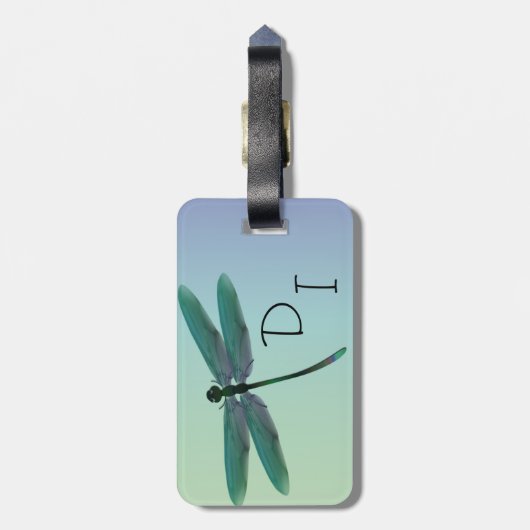 Libelle Gepäckanhänger (Rückseite vertikal)