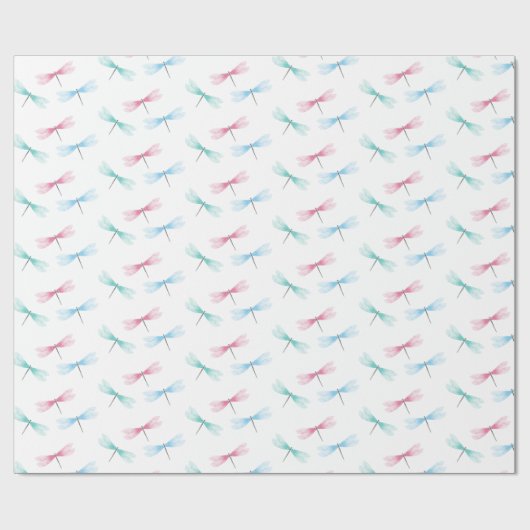 Libelle Geschenkpapier (Flach)