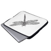 Libelle in der Art Laptopschutzhülle (Vorne Knopf)
